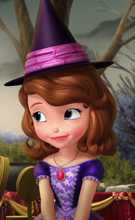 Sofia The First Lucinda, Lucinda Sofia The First, Disney Princess Sofia, Halloween Pfp, Princess Sofia The First, Witch Outfit, Sofia The First, Princess Sofia, First Halloween