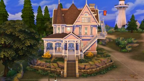 Houses and Lots, Residential Lots: Pink Palace Coraline by plumbobkingdom – Mod The Sims The post Pink Palace Coraline by plumbobkingdom at Mod The Sims 4 appeared first on Lana CC Finds - Sims 4 CC, Hair, Worlds, Cheats, Guides, Mods Sssvitlas. Sims 4 Coraline, Coraline House Sims 4, Sims 4 Cc Coraline, Pink Palace Coraline Bloxburg, Coraline Pink Palace Floor Plan, Sims 4 Pink House, Sims 4 Pink Palace, Coraline The Pink Palace, Pink Palace Apartments Coraline