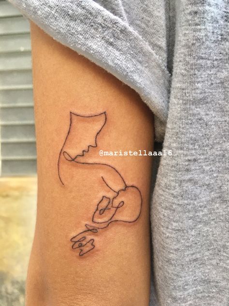 Breastfeeding Tattoo, Motherhood Tattoos, Hope Tattoo, Breastfeeding Mom, Ankle Tattoos For Women, Mother Tattoos, Mommy And Baby, Cute Tattoos For Women, Mom Tattoos