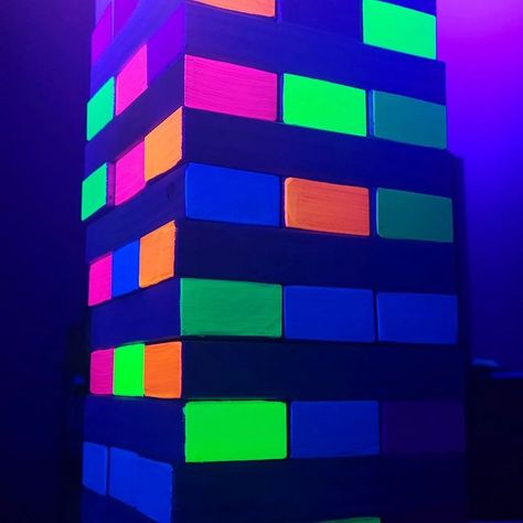 Jumbo Jenga, Yard Games For Kids, Outdoor Yard Games, Yard Game, Giant Jenga, Black Lights, Yard Games, Game For Kids, Great Night