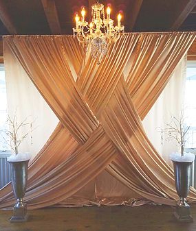 Our beautiful and unique backdrop. Pompon Tulle, Unique Backdrop, Decoration Evenementielle, Tafel Decor, Wedding Ceremony Backdrop, Stage Set, Ceremony Backdrop, Diy Wedding Decorations, Wedding Planners