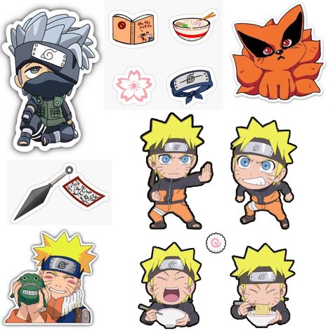 Naruto Stickers Printable, Naruto Stickers, Phone Cover Stickers, Cover Stickers, Graduation Leis, Pokemon Stickers, Anime Funny Moments, Stickers Printable, Sticker Ideas