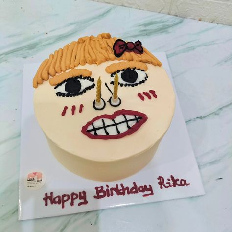 🎀 Birthday Cake Custom 🎀 Ugly Cake Diameter 16cm Custom Kuemu sekarang juga dan kami akan wujudkan 🫰 Klik link di bio Or Wa ke 08179882415 📱 #uglycake #customcake #premiumbirthdaycake #nyummy #tokokueviral #tokokuecipondoh #tokokueporis #birthdaycake #kuejelek #nyummy #buttercreamcakes #like4follow #linacakes #linacake #linacakeporisresidence Ugly Cake, Ugly Cakes, Cake Custom, Buttercream Cake, Custom Cakes, Being Ugly, Birthday Cake, Cake, Birthday