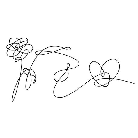 Bts Tattoos Ideas, Bt21 Tattoo, Bts Tattoo Designs, Bts Love Yourself Wallpaper, Bts Love Yourself Tattoo, Bangtan Tattoo Ideas, Hand Tattoo Drawings, Sticker Tattoo Aesthetic, Bts Line Art