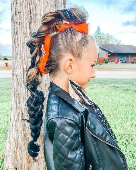 Rockstar Day at school! Rockstar Day At School, Rockstar Hair, Rock Star Hair, Theme Days, Spirit Week, School Themes, Ponytail Holders, School Spirit, At School