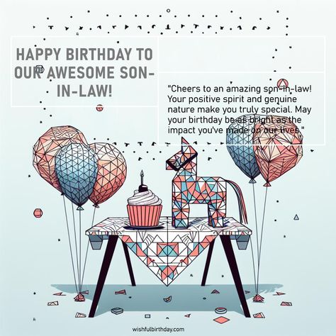 40 Best Son In Law Birthday Wishes ,Images, Gifs - Wishful Birthday Son In Law Birthday Wishes Funny, Happy Birthday Son In Law, Mother In Law Quotes, Birthday Wishes Gif, Birthday Wishes For Son, Happy Birthday Mother, Law Quotes, The Good Son, Happy Birthday Son