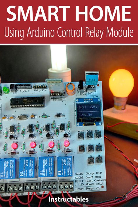 Home Automation Ideas, Arduino Home Automation, Home Automation Project, Arduino Projects Diy, New Electronic Gadgets, Arduino Programming, Technology Theme, Robotics Projects, Hobby Electronics