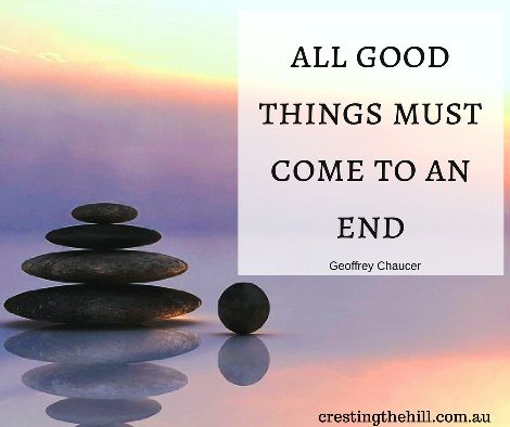 All good things must come to an end - Geoffrey Chaucer All Good Things Must Come To An End, Geoffrey Chaucer, Nice Quotes, Quotes And Notes, Feeling Down, Prayer Quotes, Day For Night, A To Z, Zumba