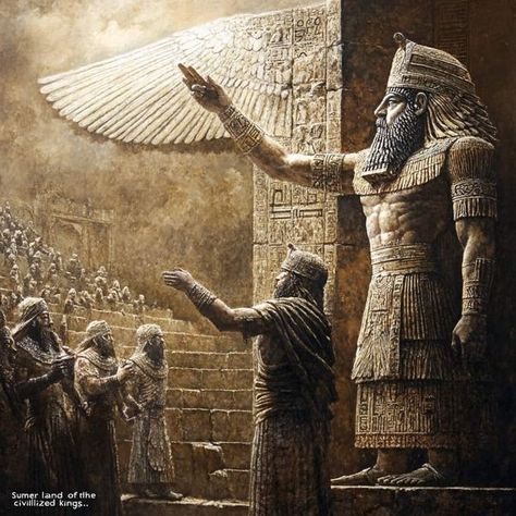 Archaeology and Ancient Worlds | The Sumerian civilization existed from 4100 B.C.E | Facebook Sumerian Aesthetic, Sumerian Civilization, Ancient Sumerian, Fallen Angels, Fallen Angel, Underworld, Archaeology, History, Pins