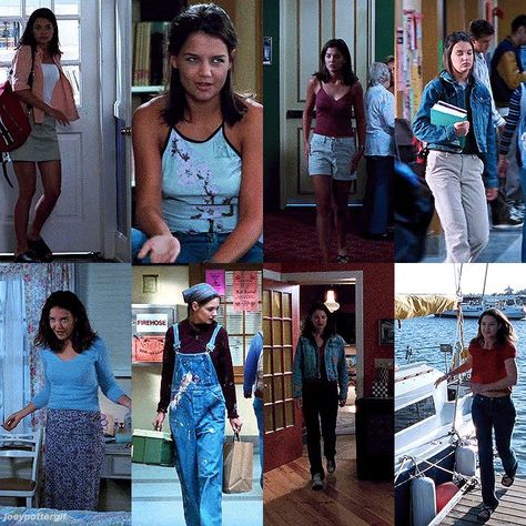 Joey Dawson's Creek Outfits, Joey Potter Outfits, Katie Holmes Outfits, Joey Potter, Tomboy Femme, 90s Outfits, Dawson's Creek, Dawsons Creek, Tv Fashion