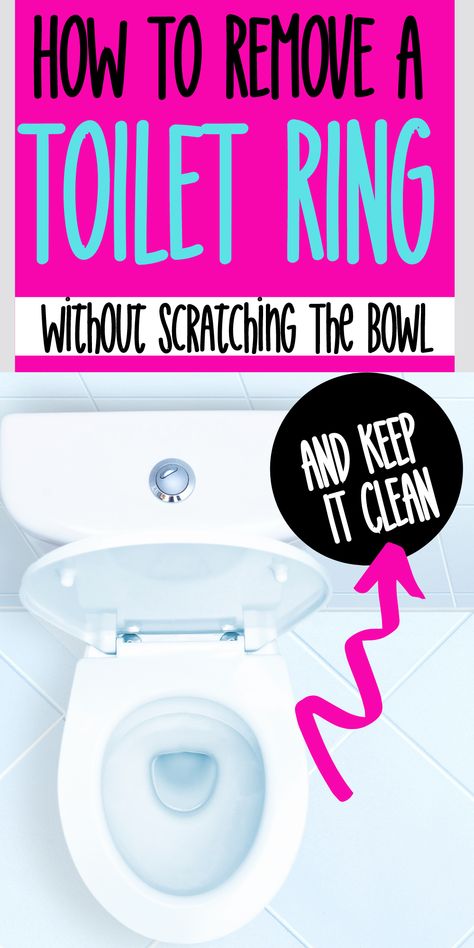 How To Seal Around A Toilet, Cleaning Toilet Ring, Toilet Cleaning Tips, Cleaning Toilet Stains, Clean Toilet Bowl Stains, Toilet Bowl Ring, Toilet Plumbing, Toilet Bowl Stains, Toilet Cleaning Hacks