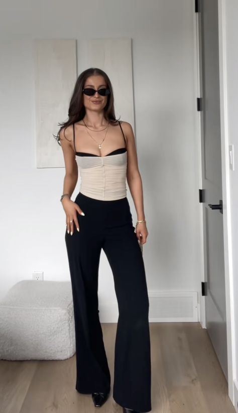 Dinner Outfit Pants, Scottsdale Outfits, Fancy Dinner Outfit, Outfit Pants, Angel Princess, Fashion Moodboard, Outfit Inspired, Dinner Outfit, Chic Clothing