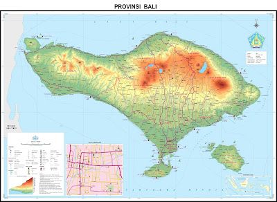 Peta Kota: Peta Provinsi Bali -HD Peta, Singapore, Bali, Indonesia