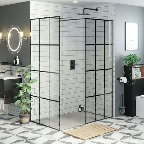 Walk In Shower Tray, Small Shower Remodel, Walk In Shower Enclosures, Wet Room Shower, Walk In Shower Designs, Stone Shower, Small Showers, Downstairs Bathroom, Shower Remodel