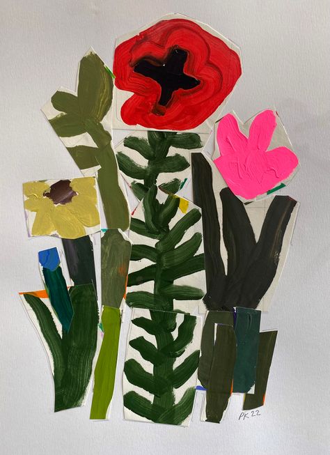 Peggi Kroll Roberts, Kunst Collages, Playful Painting, Wild Garden, Historical Museum, Arizona State University, Arizona State, Garden Flower, Plant Illustration