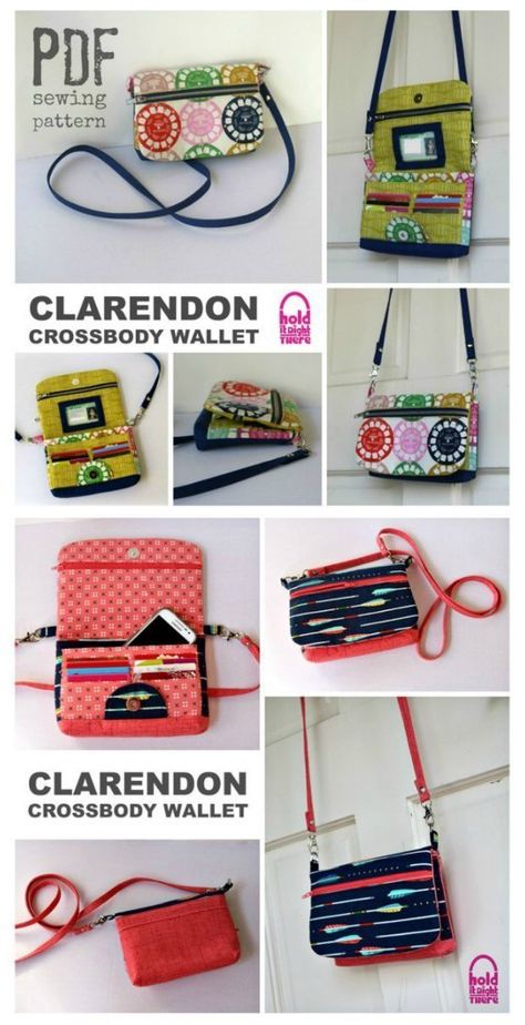 Small Purse Pattern, Clutch Bag Pattern, Wallet Sewing Pattern, Sew Wallet, Purse Sewing Patterns, Bag Sewing Pattern, Modern Bag, Sew Ins, Beginner Sewing Projects Easy