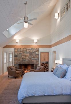 These wall scones provide ambient lighting into the room, as well as illuminating the ceiling. Slanted Ceiling Bedroom Paint, Slanted Ceiling Bedroom Ideas, Bedroom Ideas Slanted Ceiling, Room With Slanted Ceiling, Sloped Ceiling Bedroom Ideas, Slanted Ceiling Bedroom, Sloped Ceiling Bedroom, Vaulted Ceiling Bedroom, Vaulted Ceiling Lighting