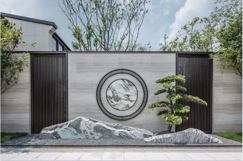 Bali Architecture, Terraced Landscaping, Water Feature Wall, Stone Wall Design, Swimming Pool Landscaping, Japanese Zen Garden, Wall Signage, Rooftop Design, Pool Landscape Design