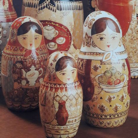 Russian Nesting Dolls Aesthetic, Matryoshka Aesthetic, Matroyska Doll, Russian Doll Aesthetic, Matryoshka Doll Art, Russian Avant Garde, Doll Aesthetic, Russian Culture, Abstract Words