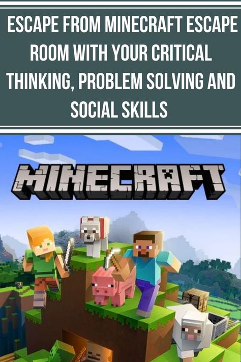 You wake up in a daze and realise you're inside your own Minecraft Game. Glancing around the room you find the door but its locked, what next? Your team has 30min to work together and solve the puzzles to escape the Minecraft universe. Can you escape before the time is up? In this class students will use their problem-solving skills to find the clues and escape the Minecraft. Students will be reminded to use patience, respect, and they will work together to escape the room. Its Locked, Escape The Room, It's Locked, Minecraft Games, Puzzle Solving, What Next, Escape Room, Problem Solving Skills, Social Skills