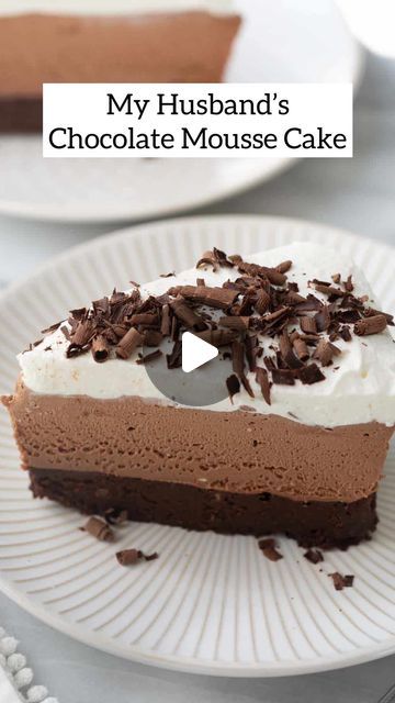 Chocolate Moose Brownie, Baking Recipes For Valentines Day, Erin Collins, Dream Cake Recipe, Moose Cake, Meaningful Eats, Chocolate Mousse Cake Recipe, Keto Chocolate Mousse, Mousse Chocolate