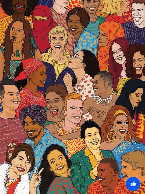 Diversity Illustration, Social Media Feed, Around The World, Lost, Social Media, On Instagram, Instagram