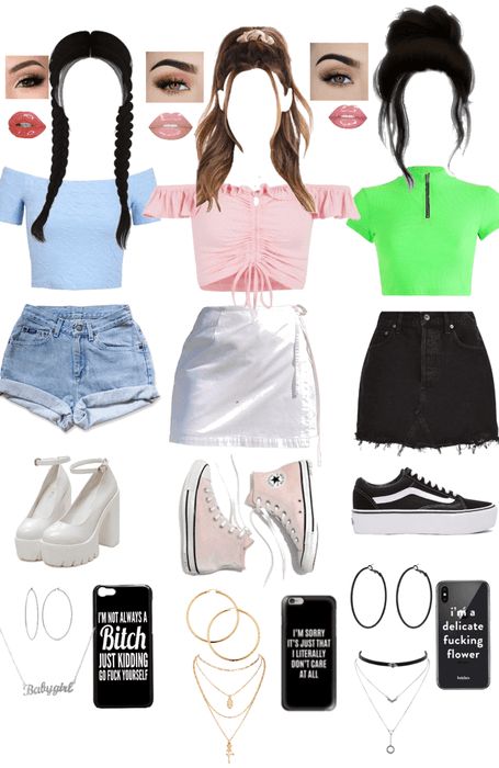 Teenage Powerpuff Girls Outfit | ShopLook Powerpuff Girls Costume Diy, Teenage Powerpuff Girls, Powerpuff Girls Outfit, Ropa Color Neon, Powerpuff Girls Makeup, Powerpuff Girls Halloween Costume, Powerpuff Kızları, Powerpuff Girls Costume, Super Nana