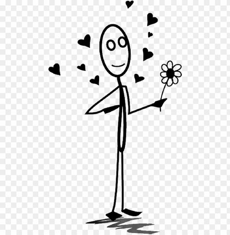 Stickman In Love, Stickman Png, Love Clip, Hd Love, Stick Man, Stick Figure, Clear Background, Love Png, Stick Figures