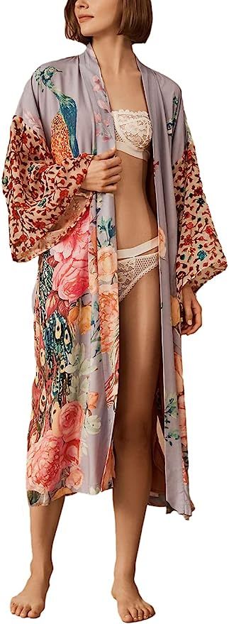 Bsubseach Women's Sexy Fashion Loose Bikini Swimwear Cover Up Long Kimono Cardigan Swimwear Coverup, Long Kimono Cardigan, Kimono Swim Cover Up, Swimsuit Coverups, Loose Kimono, Beach Cardigan, Cardigan Shawl, Short Sleeve Kimono, Bathing Suit Dress