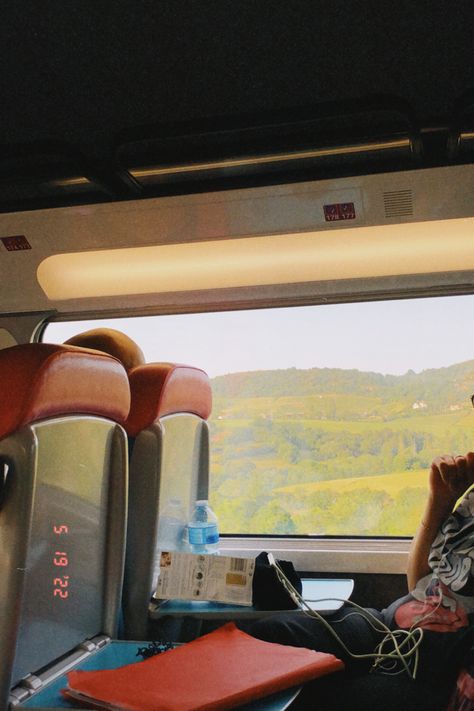 European Train Aesthetic, Cottagecore Travel, Paris In Summer, France Train, Train Aesthetic, 23 Summer, Europe Train, Europe Aesthetic, Train Ride