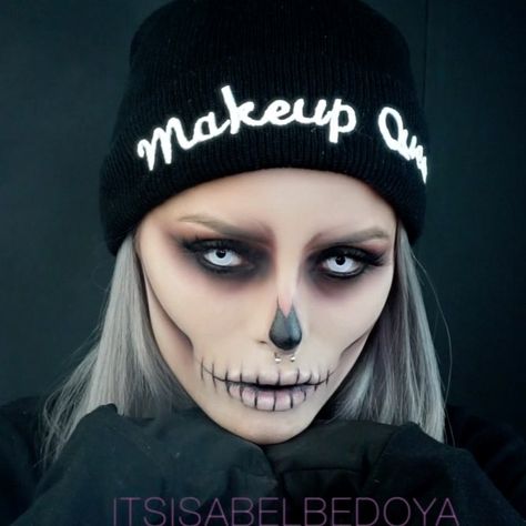 ♚♛нσυѕтσиqυєєивяι♛♚ Horror Smink, Couples Makeup, Nem Halloween Makeup, Makijaż Sugar Skull, Halloween Makeup Sugar Skull, Makeup Zombie, Halloween Make-up Looks, Halloweenský Makeup, Holloween Makeup