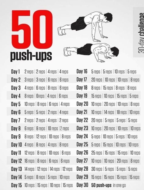 Pin by Amanda Oelger on Getting Active | Push up challenge, Workout challenge, Abs and cardio workout Neila Rey, 50 Push Ups, 30 Day Squat Challenge, 30 Challenge, Squat Challenge, 30 Day Fitness, Push Up Challenge, Abs And Cardio Workout, 30 Day Workout Challenge