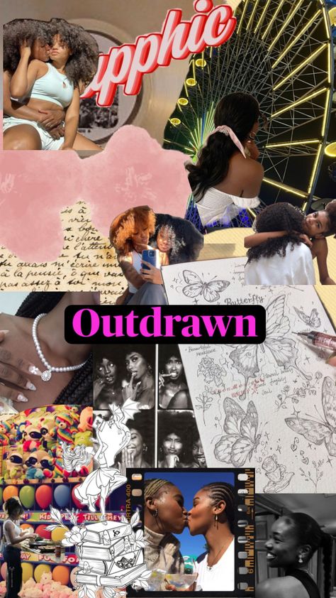 #outdrawn #books #sapphicbook #blackromance #wlw #deannagrey Wlw Books, Black Wlw, Pansexual Flag, Curly Girl Hairstyles, Gay Art, Curly Girl, Just Girl Things, Book Aesthetic, Couple Goals