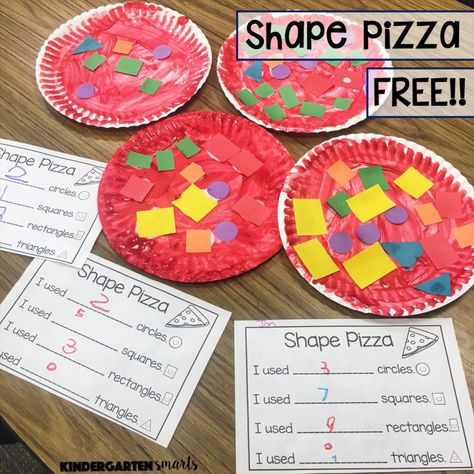 Creative ways to teach shapes - Kindergarten Smarts Shapes Centers Kindergarten, 2d Shapes Kindergarten, Shape Activities Kindergarten, Kindergarten Geometry, 2d Shapes Activities, Shapes Lessons, Kinder Centers, Room Activities, Shape Activities Preschool