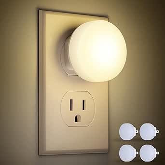 FOLKSMATE LED Night Lights Plug into Wall 5-Pack, Plug in Night Light with Auto Light Sensors, 3000K Soft White Small Nightlight for Adults, Kids Room, Bedroom, Bathroom, Hallway, Kitchen, Stairs Floor Night Light, Night Light Bathroom, Plug In Night Light, Bedroom Ideas For Small Rooms Women, Cute Night Lights, Space Saving Bathroom, Star Night Light, Beach Bathroom Decor, Wood Wick Candles