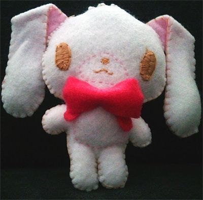 How to make Sugarbunnies plush tutorial - B4A Studios Sugarbunnies Plush, Kawaii Felt, Plush Craft, Plushies Diy, Sewing Aesthetic, Felt Plushie, Fun Diy Projects, Bunny Templates, Handmade Plushies