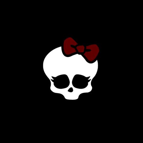 Monster High Skullette Wallpaper, Monster High Symbol, Monster High Profile Pics, Red Draculaura, Red Monster High, Goth Emojis, Vampire Hello Kitty, Gothic Pfp Aesthetic, Dark Red Pfp