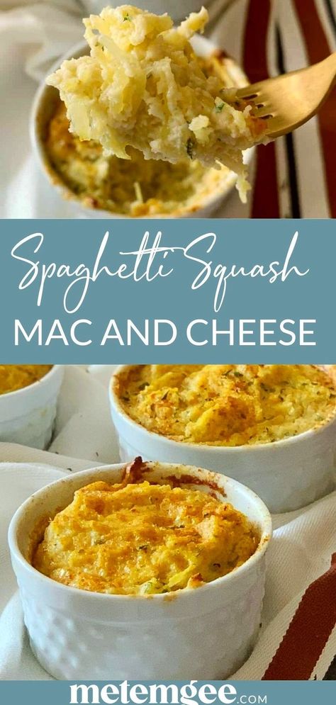 Spaghetti Squash Mac And Cheese, Squash Mac And Cheese, Winter Side Dishes, Sweet Potato Gratin, Dairy Free Recipe, Guyanese Recipes, Cashew Cream Sauce, Cooking Spaghetti Squash, Baked Squash