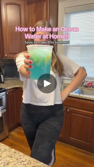 192K views · 4.8K reactions | Here’s my not so secret ocean water recipe to make at home! The perfect summer lemonade treat #freshlemonade #oceanwater #summerdrinkrecipes | Edward Reynolds | Edward Reynolds · Original audio Ocean Water Recipe, Summer Lemonade, Summer Drink Recipes, Fresh Lemonade, Ocean Water, Water Recipes, Adult Beverages, Adult Drinks, Mixed Drinks