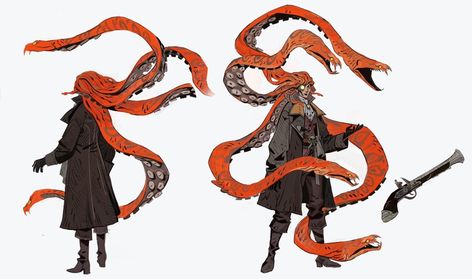 Ami Thompson Art, Ami Thompson, Doctor Octopus, Across The Spider Verse, Octopus Design, 다크 판타지, Monster Concept Art, 캐릭터 드로잉, Concept Art Character