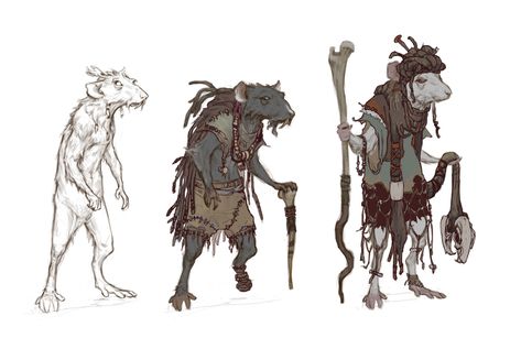 Funny Rats, Monster Drawing, My Fantasy World, Samurai Art, Character Collection, Visual Development, Fantasy Rpg, Illustration Character Design, Character Creation