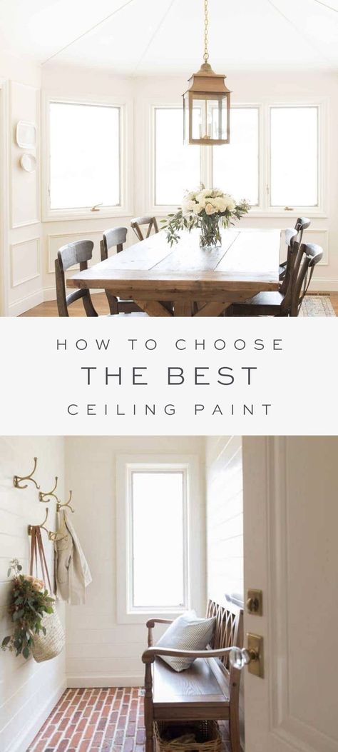 Paint Color For Ceilings, Ceiling Paint Colors White, Best White For Ceilings, Best White Ceiling Paint Color, Ceiling White Paint Color, Ceiling Paint Colors Ideas, White Ceiling Paint Colors, What Color To Paint Ceiling, Best Ceiling Paint Color