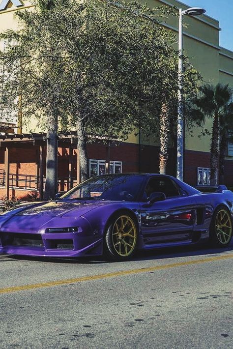 Custom Purple Acura NSX Florida | NSEXY | Gold Rims | Florida custom scenes #NSX Honda Nsx 1990 Modified, Honda Nsx 1990 Wallpaper, Acura Nsx 1991, Honda Nsx R, Nsx Na1, 80s Cars, Mitsubishi Eclipse Spyder, Japanese Sports Cars, Honda Crx