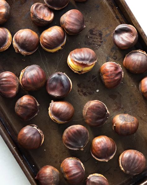 Maple Bourbon Chestnuts & Dates - Justine Doiron Roasted Chestnuts Recipes, Sticky Dates, Justine Snacks, Justine Doiron, Ciabatta Rolls, Easy Bread Recipe, Chestnut Recipes, Maple Bourbon, Sweet Chestnut