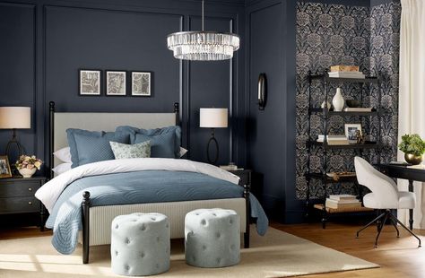 Hearst cuts an AI deal, Ikea’s revenue drops and more Pottery Barn Bedrooms, Scalloped Quilt, Barn Bedrooms, Dark Accent Walls, Wood Kiln, Accent Stool, Chris Loves Julia, Traditional Bed, Floral Duvet Cover