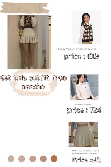 Meesho Soft aesthetic outfit Affordable aesthetic outfit Affordable outfit on meesho Aesthetic Kurti From Meesho, Skirts From Meesho, Stylish Birthday Outfits, Half Sweater Outfits, Meesho Outfits, Aesthetic Oversized Shirt, Korean Skirt Outfits, Comfy Trendy Outfits, Soft Aesthetic Outfits