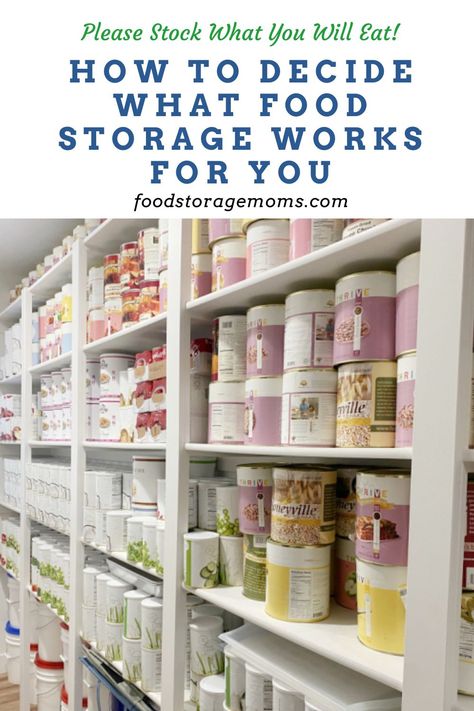 Today, it’s about how to decide what food storage works for you! I keep thinking about a very nice man’s statement about buying food storage on my Food Storage Mom’s Facebook page. Best Food Storage Items, Food Storage Recipes, Traditional Homemaking, Food Storage Rooms, Buying Food, Nice Man, How To Store Bread, Freeze Drying Food, Dehydrated Food