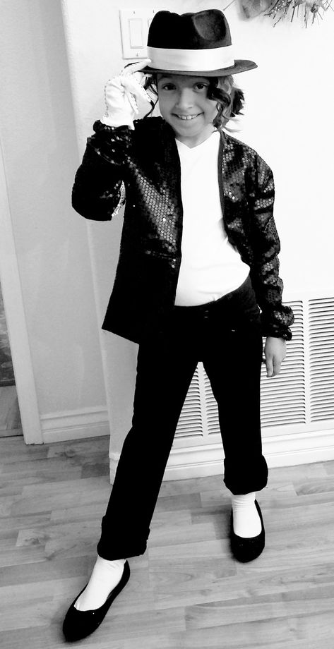 Micheal Jackson Costume Girl, Kids Michael Jackson Costume, Michael Jackson Costume Female, Michael Jackson Kids Costume, Halloween Costumes Man, Michael Jackson Makeup, Michael Jackson Halloween, Makeup Closet, Michael Jackson Billie Jean