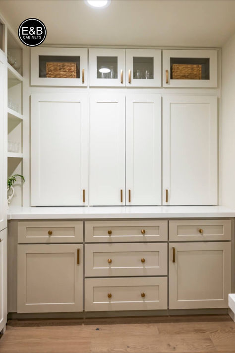 Shaker  Renowned for their sleek simplicity and impeccable craftsmanship, our shaker cabinets offer a perfect blend of functionality and aesthetic appeal.  The shaker design is the epitome of style, sophistication, and versatility.  Offered in 4 stock colors, unlimited custom colors, and custom modifications. Procraft Cabinets, Upper And Lower Cabinets, Custom Built Cabinets, Paint Shakers, Future Kitchen, Traditional Cabinets, Classic Kitchen, Shaker Cabinets, High Quality Kitchen