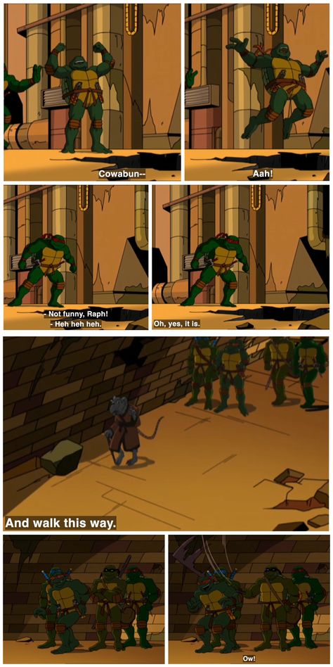 TMNT 2003. I love that it's Don that smacks Mikey on the head this time. It's usually Raph. 2003 Tmnt Raph, Tmnt 2003 Fanart, 2003 Tmnt, Ninga Turtles, Tmnt 2003, Turtles Forever, Tmnt Girls, Tmnt Mikey, Ninja Turtles Funny